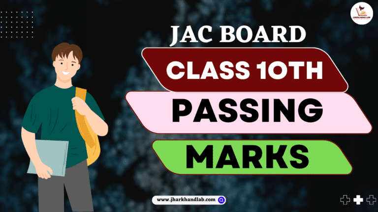 JAC Board 10th Passing Marks 2026