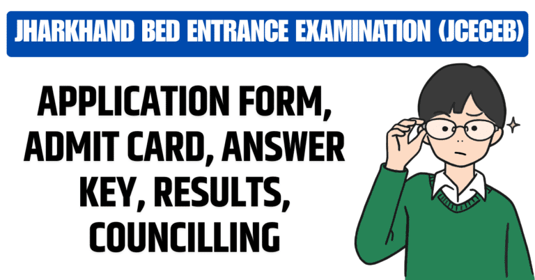 Jharkhand Bed Admission Form 2025