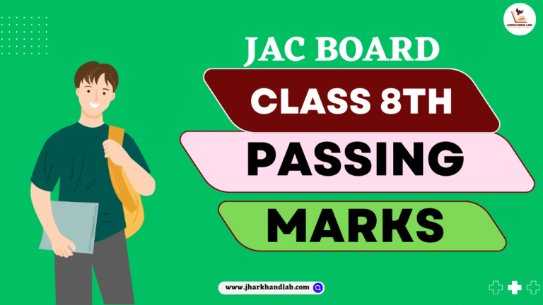 JAC 8th Exam Passing Marks 2026