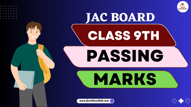 JAC 9th Exam Passing Marks 2026