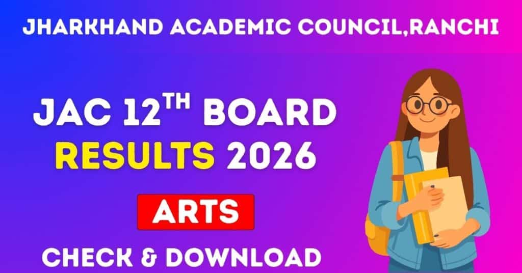 JAC 12th Arts Result 2026 Check & Download