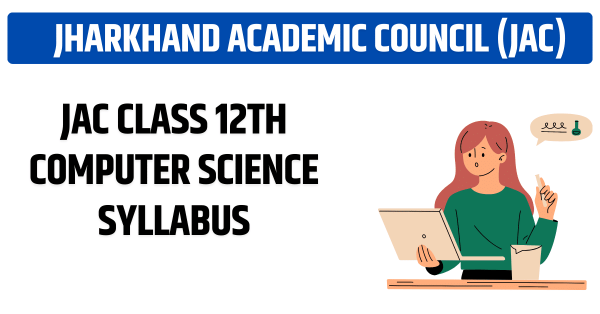 JAC 12th Computer Science Syllabus 2026