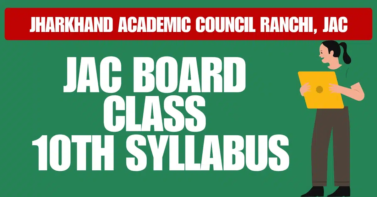 JAC 10th Syllabus 2026
