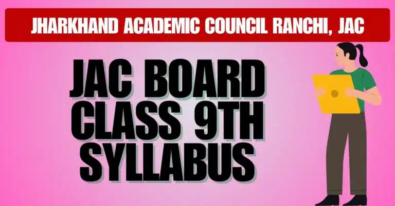 Jac 9Th Syllabus 2026
