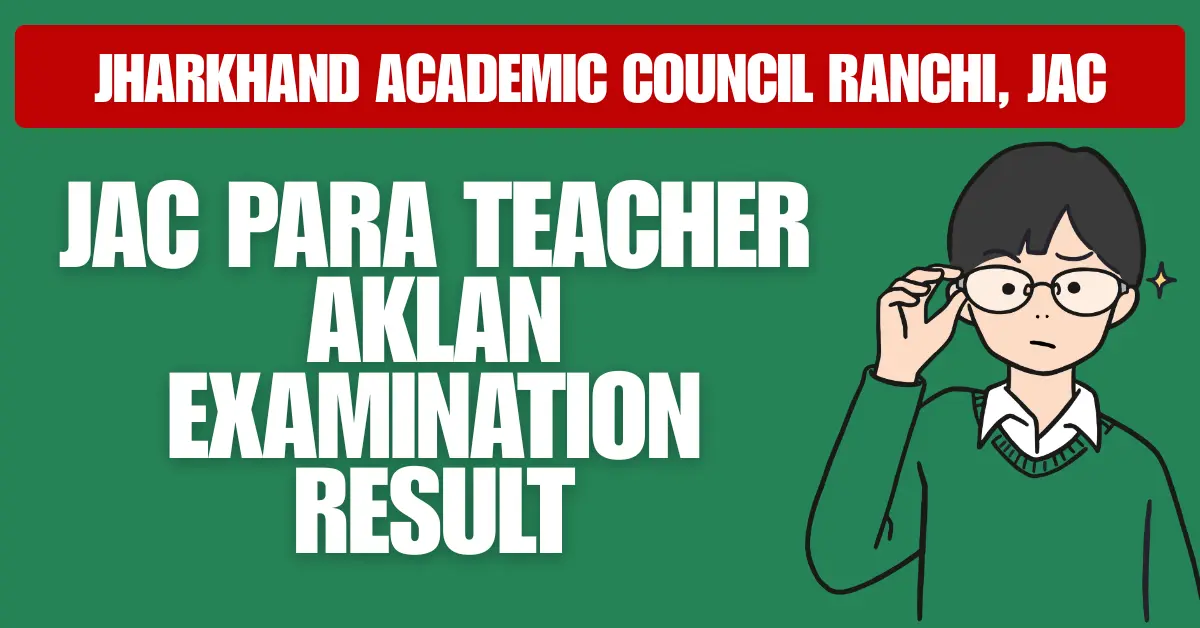 JAC Para Teacher Aklan Examination Result 2025